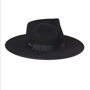 Lack of Color Black Rancher fedora hat 59cm-Unisex
